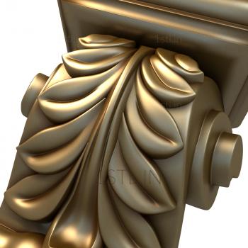 Corbels (KR_0553) 3D model for CNC machine